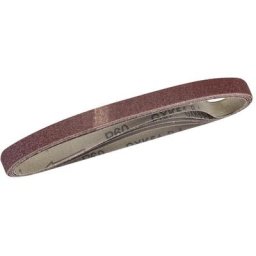 5 bandes abrasives 13 x 457 mm grain 60 Silverline 199545