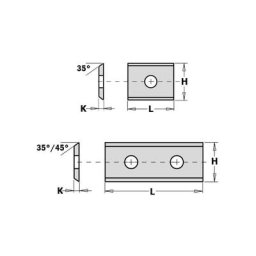 Cmt Orange Tools - 790.096.00 plaquettes hwm 9.6X12X1.5