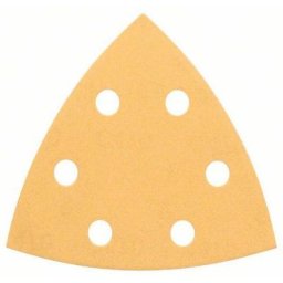 Feuille abrasive C470 pour ponceuses Delta 93 mm 400 6 trous Velcro 5-Pack 2608605156 - Bosch
