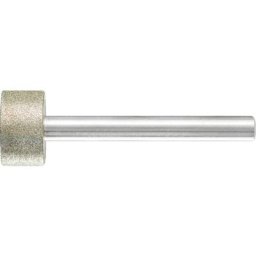 Meule diamantée sur tige cylindrique dzy, ø x hauteur : 10 x 8 mm, Long. de la queue 52 mm, ø de