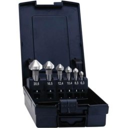 Lot de 6 forets coniques hss 90° Exact 1605527 n/a ø de perçage:6,3 - 20,5 mm tige cylindrique