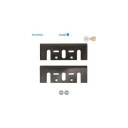 Jeu de 2 fers HSS, réaffûtables, pour rabots portatifs 168x28x3 mm HITACHI pour bois - 140.542.00