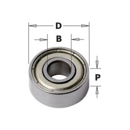 791.063.00 Roulement D=4.763 D=12.5 Sp=4.98mm