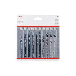 Bosch - Accessories 2607011169 set de lames de scie sauteuse Wood, 10 pièces 10 pc(s)
