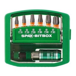 Spax - Boîte d'embouts t-star Plus 50 mm T15 acier inox A2 (6 pcs) 4000007899019