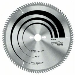 Bois optinéline lame de scie circulaire pour les scies circulaires de table.