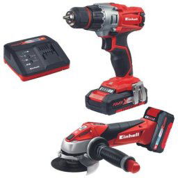 Kit outils sans fil te-tk 18 Li Kit (cd+ag)- Power X-Change (18 v, Perceuse Visseuse te-cd 18/2 Li