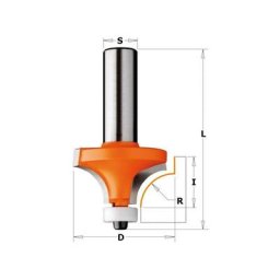 Cmt Orange Tools - 938.187.11 fraise 1/4 de rond hm S=8 D=18.7 R=3