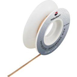 Toolcraft - Tresse à dessouder ZD-180 Longueur 1.5 m Largeur 1.5 mm V925111