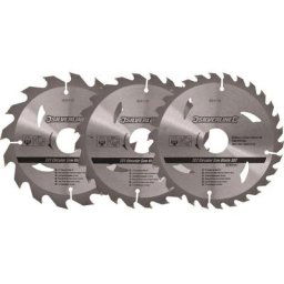 Silverline - lame scie circulaire carbure 165 mm 16 dents