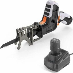 Tacklife - Scie Sabre Sans Fil Mâchoire De Serrage, 1500mah Batterie Lithium-ion , Chargeur Rapide