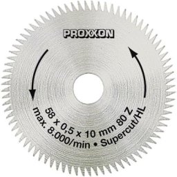 Proxxon - Lame de scie circulaire Micromot 28 014 58 x 10 x 0.5 mm Nombre de dents: 80 1 pc(s)