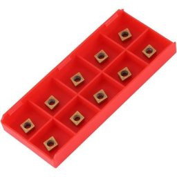 Coffret de 10pcs Lames Inserts Rotatifs CNC Insert Carbure CCMT060204-HM YBC251 Outil Tournage