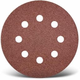 50 disques abrasifs auto-agrippants Menzer p. ponceuses excentriques, ø 125 mm / 8 trous / G150 /