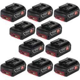 10X Batterie pour bosch 18V Lithium-Ion BAT609G BAT609, BAT618, BAT618G, BAT610G 260736092,