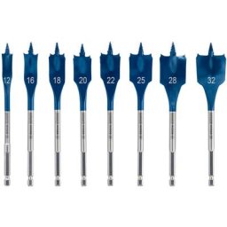 Blister 8 mèches plates SelfCut Speed 12 - 32 mm Bosch expert - 2608900335