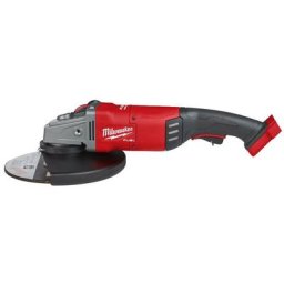 Meuleuse d'angle fuel 18 v sans batterie ni chargeur 230 mm avec coffret et gâchette homme mort