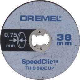 5 disques de tronçonnage minces SpeedClic Dremel SC409