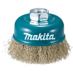 Brosse boisseau à fils acier laitonés et ondulés M14 ø 60mm Makita D-39746
