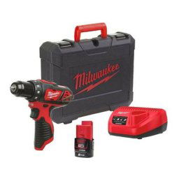 Milwaukee - Perceuse visseuse 12V Li-ion (1x2,0 Ah) M12 BDD-201C en coffret 4933479439