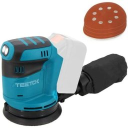 Ponceuse orbitale aléatoire sans fil, ponceuse 18V ø 125mm, adaptée à la batterie Makita, avec