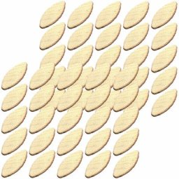 50x Lamelle d'assemblage en bois de hêtre type 10 Cheville Fraiseuse Cadre Résistance Menuiserie