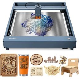 Graveur - 60W Machine de Découpe Laser cnc Bricolage, Puissance de Sortie 10W Xtool D1 Pro 10W