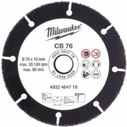 Milwaukee - Disque carbure cb - ø 76mm - 4932464716