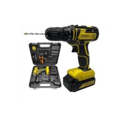 Nemura - Perceuse Visseuse 20V - 2 Batteries 1,5 Ah - Malette avec 54 Accessoires