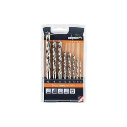 Kit foret bois Alpen hss Cobalt, 8 pcs dans boite en plastique