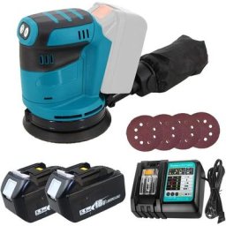 Polisseuse ponceuse orbitale aléatoire au lithium ø 125mm, 18v lxt 125mm Fit pour Makita Battery,