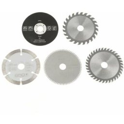 Lame de Scie Circulaire, 5 Pièces 85mm de Diamètre Intérieur 15mm Mini Lame de Scie Circulaire en