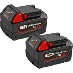 2X 5.0Ah 18V Batterie pour Milwaukee M18 48-11-1850 48-11-1852 48-11-1820 48-11-1828 48-11-10