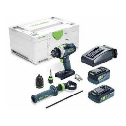 Festool - 577651 Perceuse à percussion sans fil set (1x 4,0Ah & 1x 5,0Ah) dans systainer - 75Nm