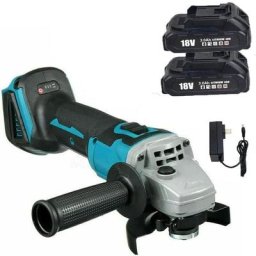 Meuleuse d'angle 125 mm, remplacement sans fil 18 V 850 W pour outils électriques Makita LXT, avec