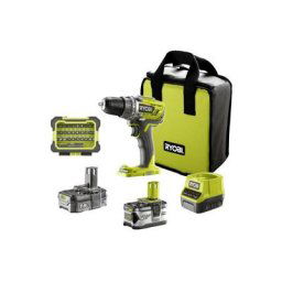 Perceuse visseuse RYOBI OnePlus 18V - 1 batterie 4.0 Ah - 1 batterie 1.5 Ah - 1 chargeur - 1