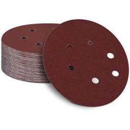 Abrasif et papier de verre Lot de 50 disques de ponçage auto-adhésifs de 150 mm - 15,2 cm - Papier