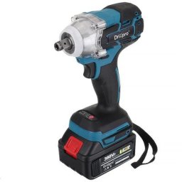 Drillpro Clé à Chocs sans fil Brushless 520N.M 18V 388VF 1/2''avec 2 batterie