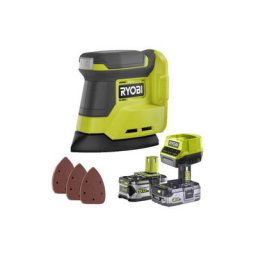 Pack Ryobi Ponceuse triangulaire18V OnePlus RPS18-0 - 3 Abrasifs - 1 Batterie 3.0Ah High Energy - 1