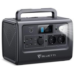 Groupe Electrogène 1000W/716Wh EB70GRAY Génerateur solaire Station d'énergie portable (crête 1400W)