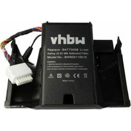 Li-Ion batterie 3000mAh (25.6V) pour tondeuse à gazon robot Robomow Premium RC-Serie, RC302, RC304,