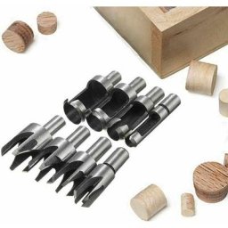 8PCS hss Fraise à Bouchonner Bois outil de coupe bois Mèches des Bouchons Wood Plug Cutter Drill