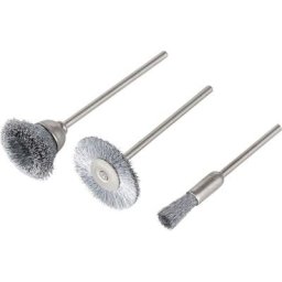 Set de mini-brosses en fil dacier 3 pièces 2114000 3 pc(s) - Wolfcraft