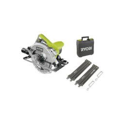 Scie circulaire RYOBI 1600W 66mm - 2 guides de coupe 84 cm - RCS1600-KSR