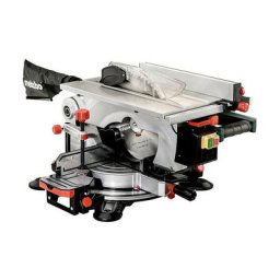 Scie à onglets/circulaire Metabo kgt 305 m de table - 1600W Ø305 mm - 619004000