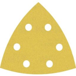 Accessories expert C470 2608900829 Feuille abrasive Delta perforé Grain 240 (l x l) 93 mm x 93 mm 5