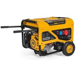 Groupe électrogène 8kVA 6.5kW 15CV Triphasé 400V Démarreur électrique et manuel 4T Essence avr vito