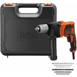 Black&decker - Perceuse à percussion filaire - 850W - 54 400 cps/min - 6 accessoires - Livrée en