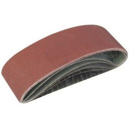 Silverline - Lot 5 bandes abrasives assorties 75 mm x 533 mm pour ponceuses