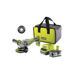 Pack RYOBI - Meuleuse d'angle 18V OnePlus Brushless - 1 batterie 4,0 Ah - 1 chargeur - R18AG7-140S